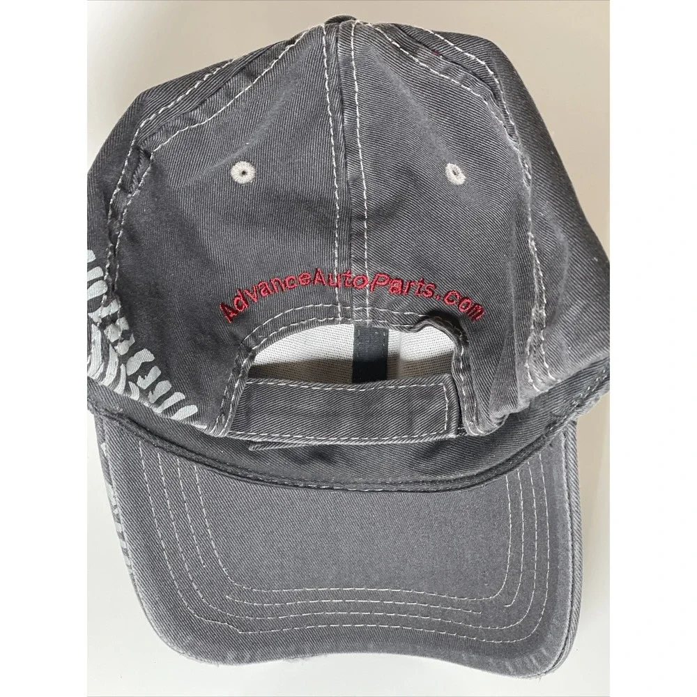 Monster Jam Advance Auto Parts Hat Washed Tire Tread Distressed Baseball Cap